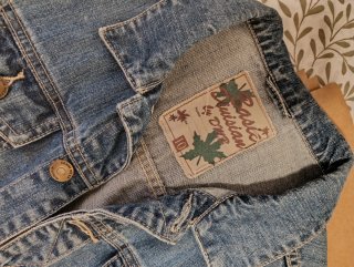 Cazadora Vaquera Basic Azul