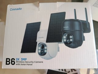 Cámara Seguridad Solar Cinnado B6 2K 3MP