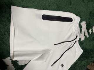 Nike Tech Fleece Pantalón Corto Hombre Blanco Top