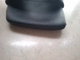 Sandalias Mango tacón negras
