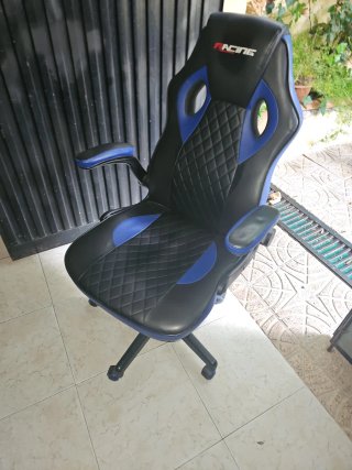 Silla Gaming Racing Negra y Azul