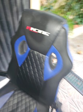Silla Gaming Racing Negra y Azul