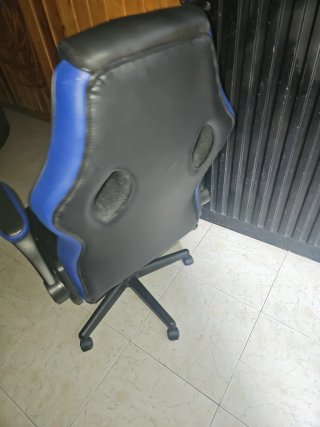 Silla Gaming Racing Negra y Azul