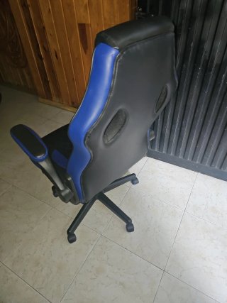 Silla Gaming Racing Negra y Azul