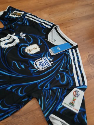 Camiseta Talla M Negra y Azul