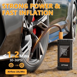 COMPRESOR AIRE BATERÍA 150PSI PORTATIL (NUEVO)