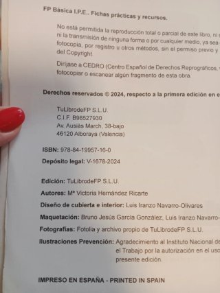 FP Básica I.P.E. Fichas prácticas y recursos