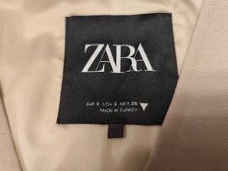 Chaleco Zara Beige Talla S