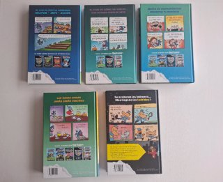 Lote 5 libros Chikigato y Polican. Dav Pilkey