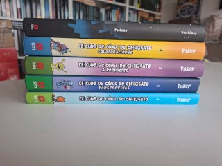 Lote 5 libros Chikigato y Polican. Dav Pilkey
