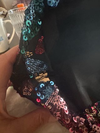 Bolso lentejuelas multicolor efecto joya