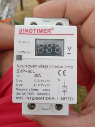 Protector Sobretensiones SINOTIMER SVP-60L 40A