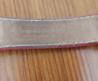 Reloj Swatch Cronógrafo Rojo Dorado 1995