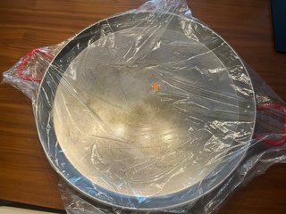 Paellera Hierro 55cm 1 Uso Rojo