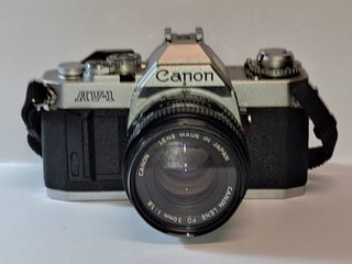 Canon AV-1 + 50mm FD 1.8 - Cámara Analógica Vintag