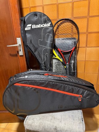 Raqueta Tenis Artengo TR990 + Babolat Aero G