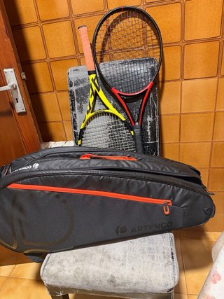 Raqueta Tenis Artengo TR990 + Babolat Aero G