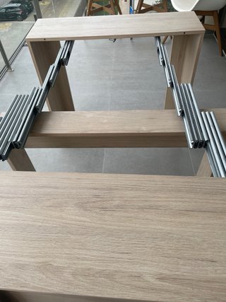 Mesa extensible 5 medidas madera