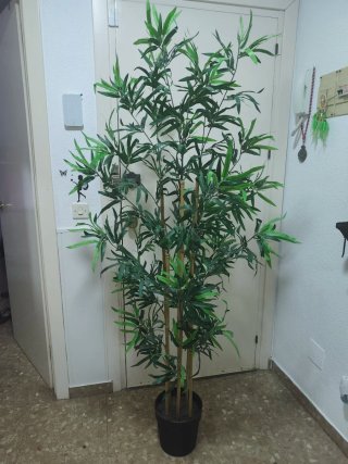 Planta de bambú artificial