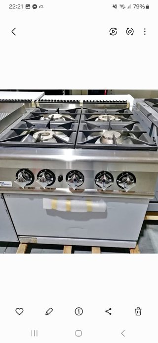 Cocina industrial 4 fuegos =wasat 643807463