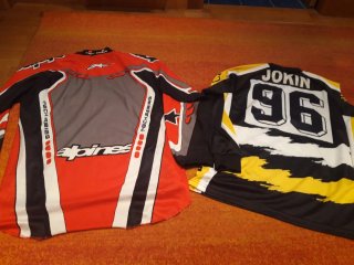 2 Camisetas Alpinestars zirauna descensos Talla XL