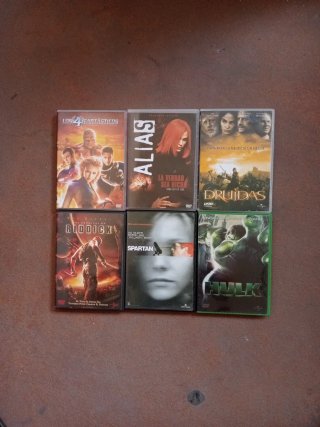 Lote 6 Películas DVD: Los 4 Fantásticos, Alias, Dr