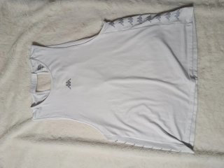 Camiseta tirantes Kappa mujer blanca