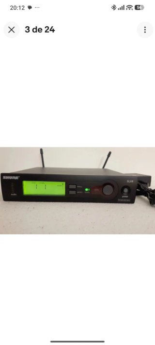 Por jubilación Micrófono inalámbrico Shure beta 87