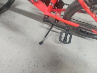 Bicicleta Montaña Roja B'Twin