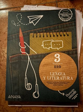 Lengua-Literatura Anaya 3 ESO  Los tres trimestres
