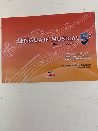 Libro Lenguaje Musical 5º Alumno