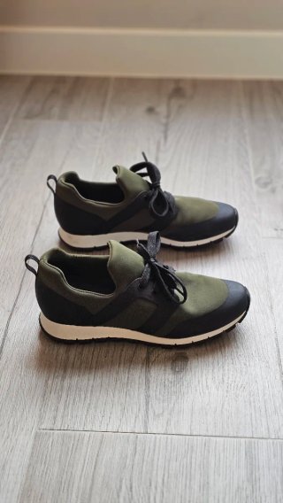 Prada Prax01 Sneakers Verde Oliva Neopreno