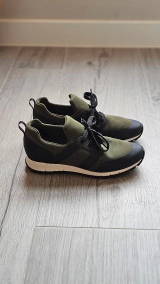 Prada Prax01 Sneakers Verde Oliva Neopreno