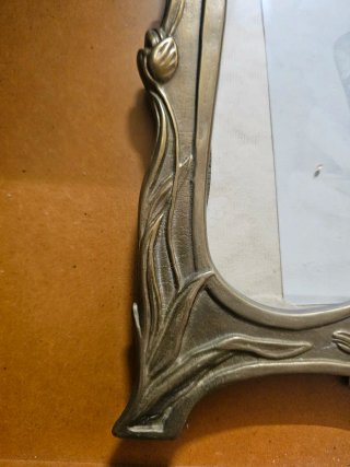 Portafotos Bronce Modernista 1920