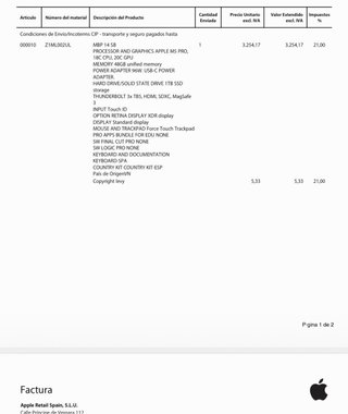 MacBook Pro M5 PRO + AppleCare
