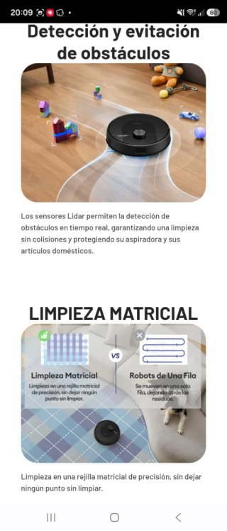 Robot Aspirador ULNTENIC D10 Nuevo