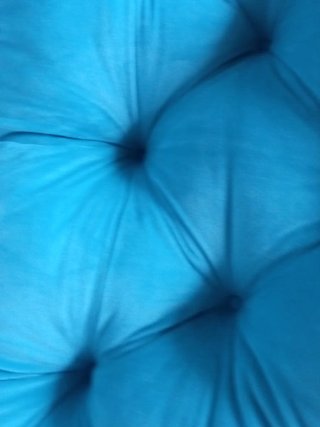 Cabecero de cama terciopelo azul y amarillo 1,50