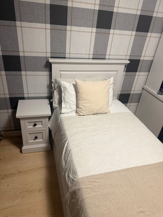 Cama nido madera con mesita y colchones