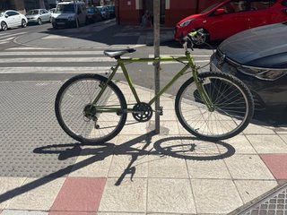 Bicicleta verde
