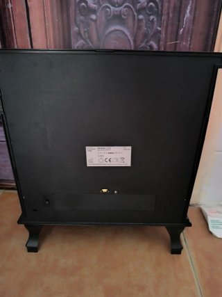 Estufa decorativa imitación llamas madera