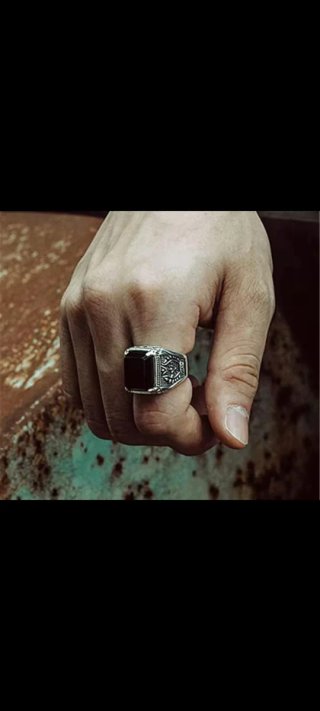 Anillo Plata 925 con Zafiro Azul y Circonitas