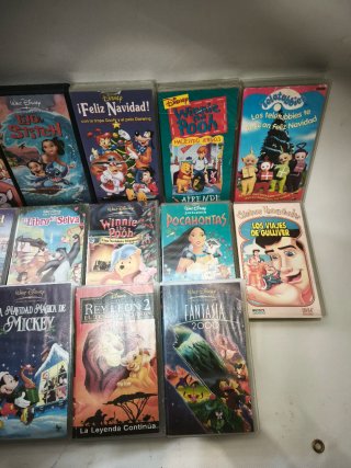 Lote 14 Películas VHS Disney (Español)