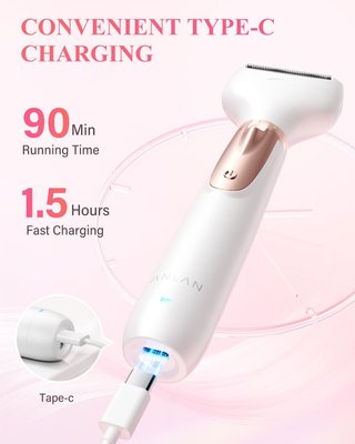 Afeitadora íntima para mujer ANLAN 4 en 1