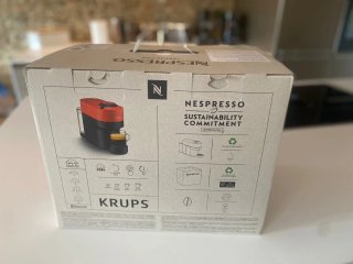 Cafetera Nespresso Krups Vertuo Pop Blanca