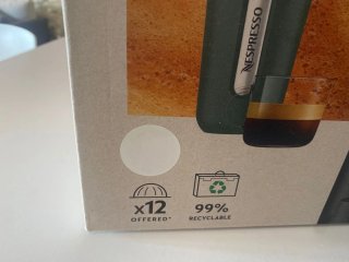 Cafetera Nespresso Krups Vertuo Pop Blanca