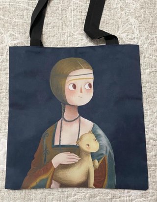 4 Bolsos Tote Bag Ilustraciones Arte Mujer