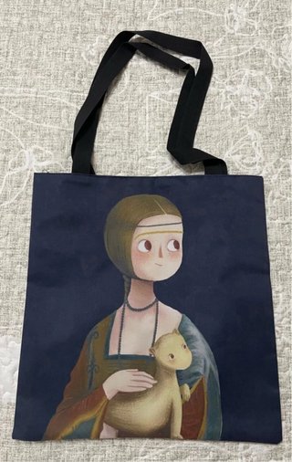 4 Bolsos Tote Bag Ilustraciones Arte Mujer
