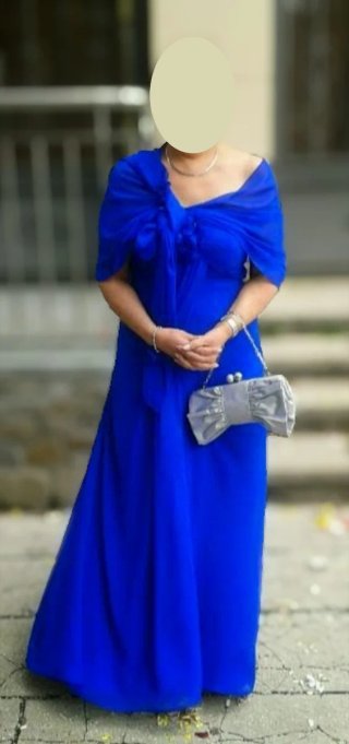 Vestido de ceremonia azul