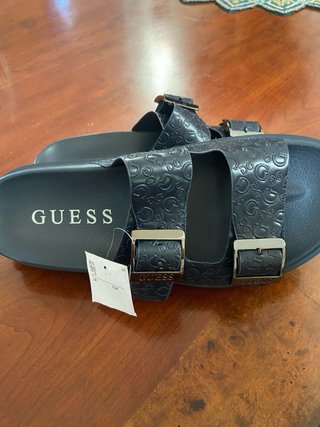 Sandalias Guess azul marino Hebillas Dobles