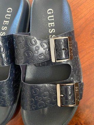 Sandalias Guess azul marino Hebillas Dobles